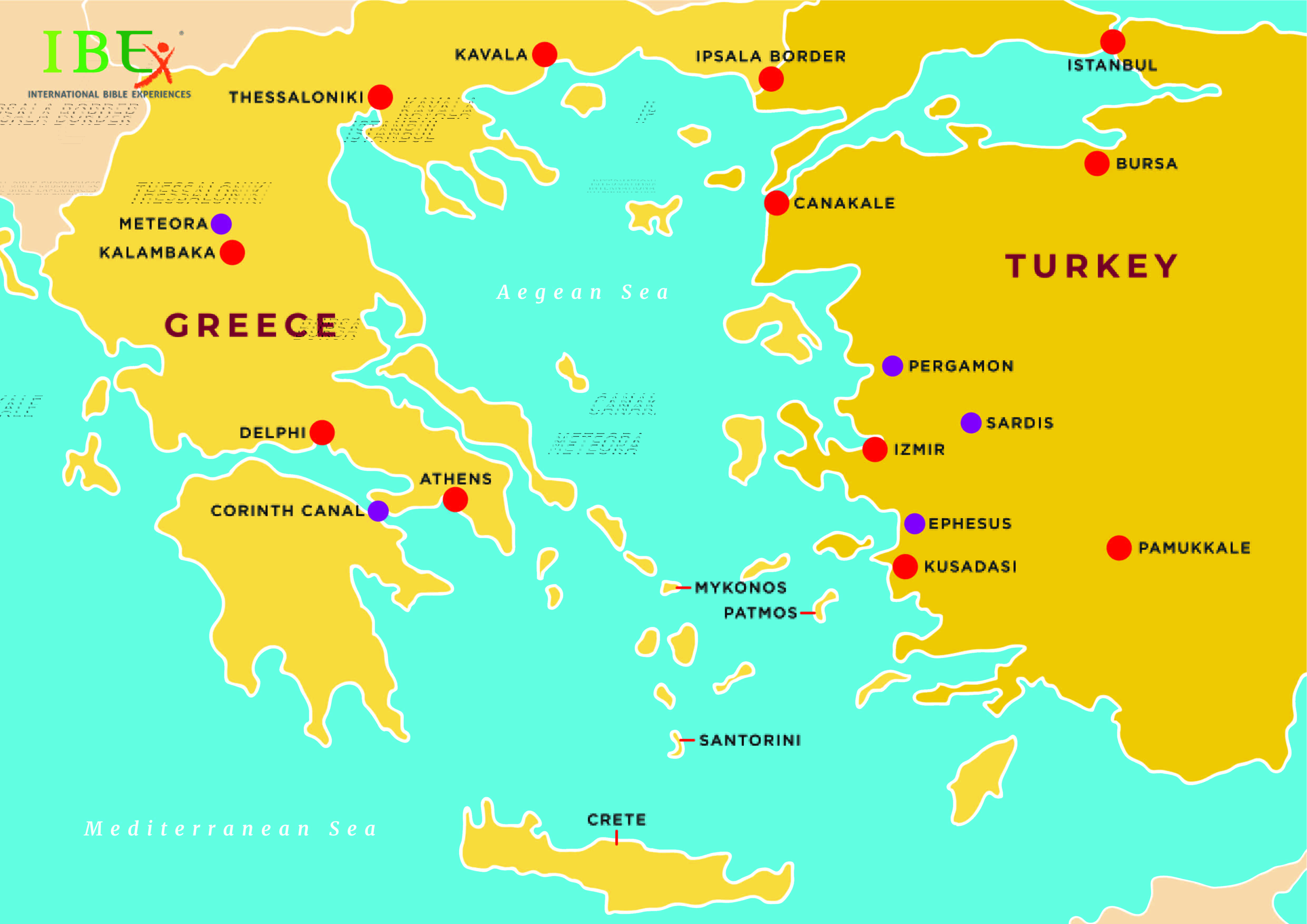 Mapa Turquia E Grecia - MODISEDU